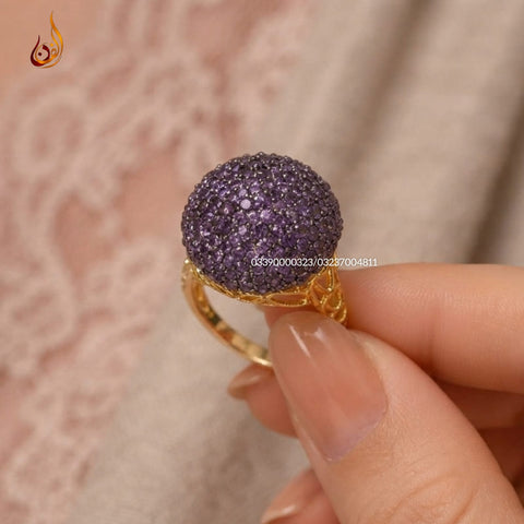 Gold Dipped Football Ring