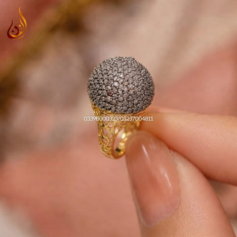 Gold Dipped Football Ring