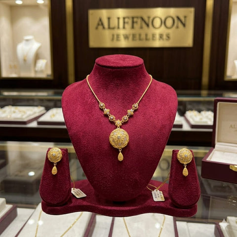Gold Dipped Mala Set Hala