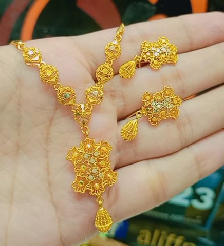 Gold Dipped Rhombus Set