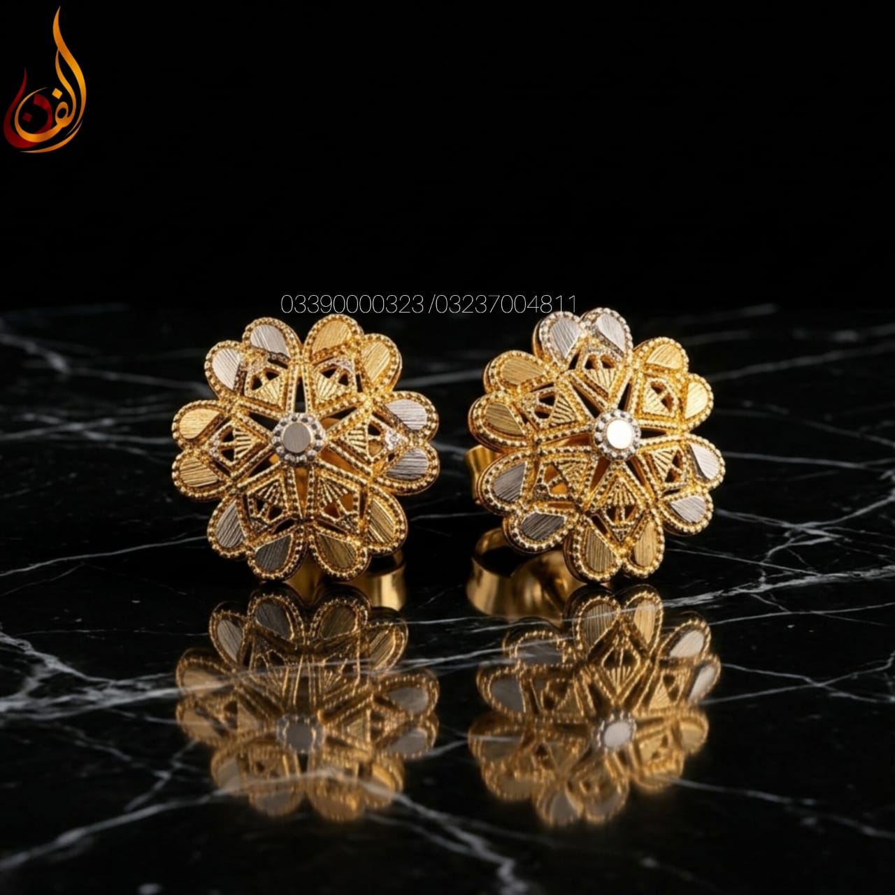Gold plated Hoor Tops