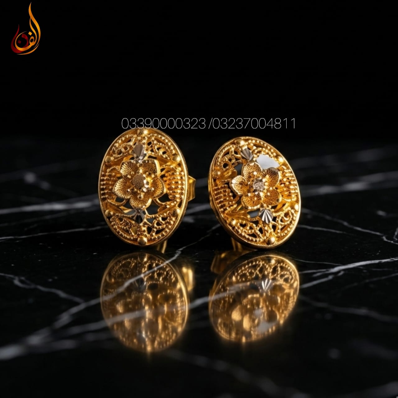 Gold plated Hoor Tops