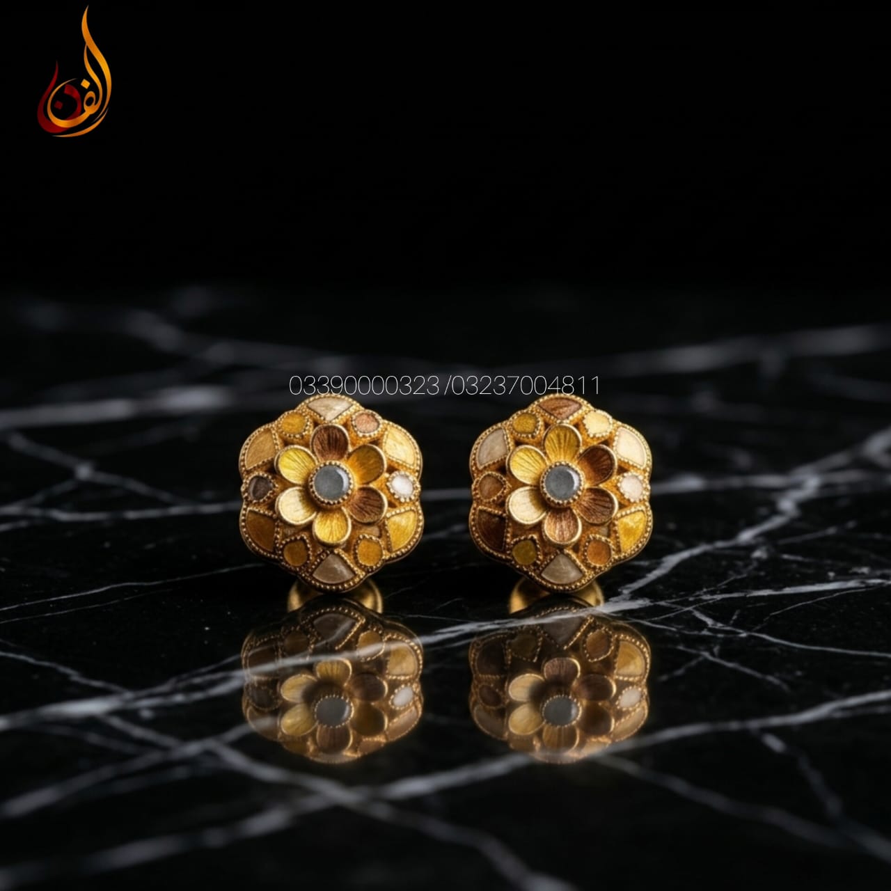 Gold plated Hoor Tops