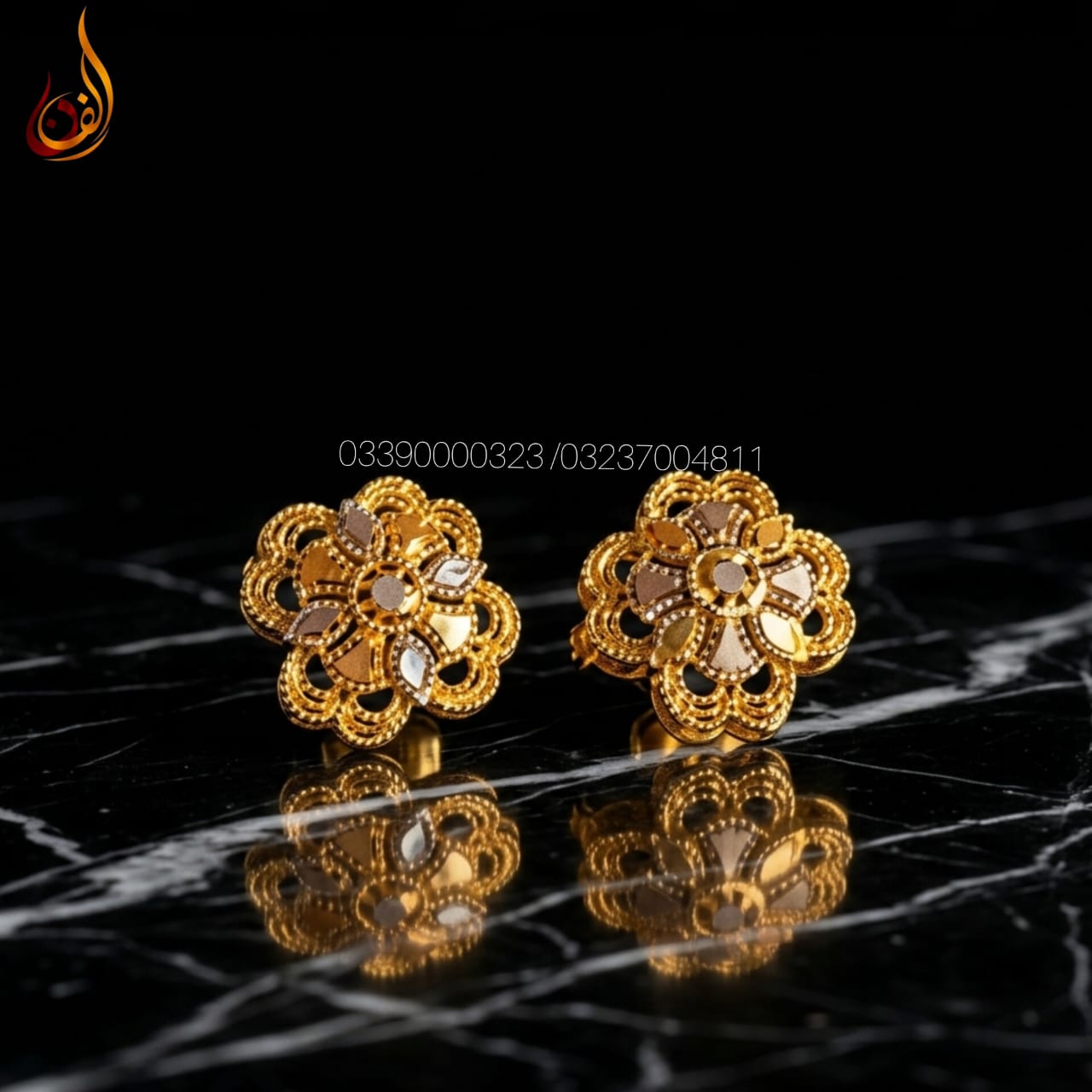 Gold plated Hoor Tops