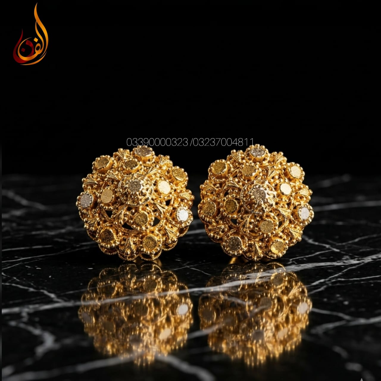 Gold plated Hoor Tops