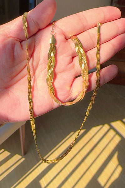 Hair Chuttian Chain and Bracelet