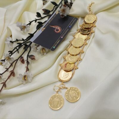Heavy Coin Bracelet