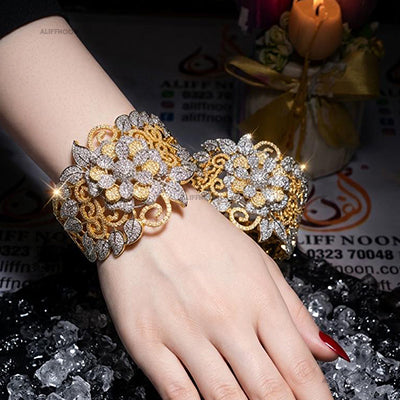 Luxury Flower Kangan Bracelet