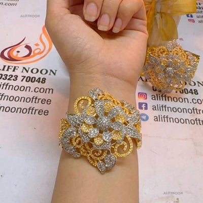 Luxury Flower Kangan Bracelet