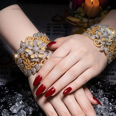 Luxury Flower Kangan Bracelet