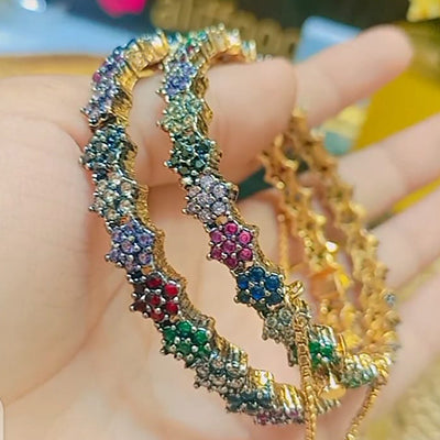 Multi Color Diamond Cut Karay
