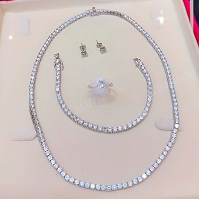 Pure Chandi with Mozinate Set