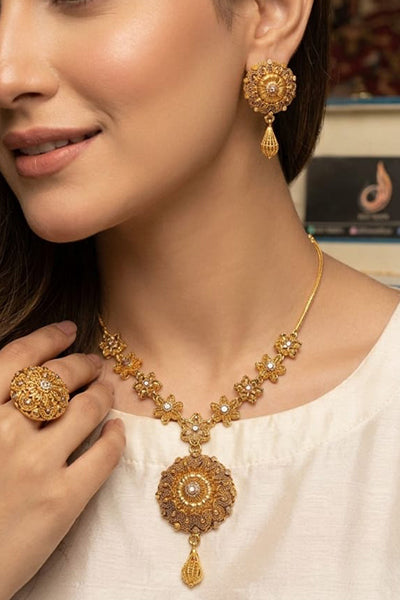 RP Gold Dipped Nughza Set