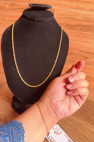 Rope Chain With Bracelet