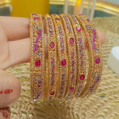 Rubi Gold Plated Bangles