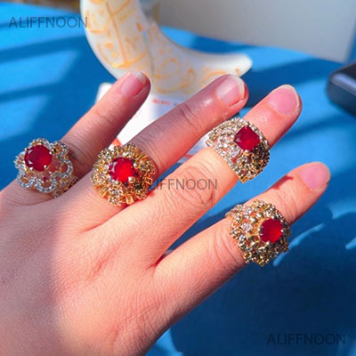Ruby Zircon Gi Ring