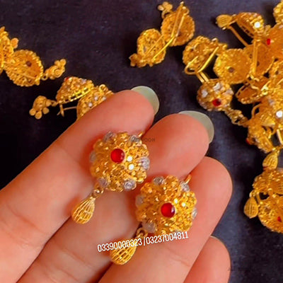 Ruby Stone RP Earrings