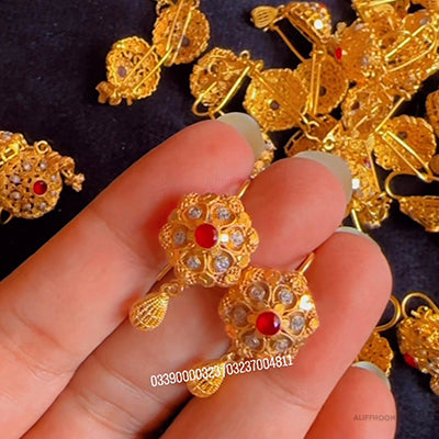 Ruby Stone RP Earrings