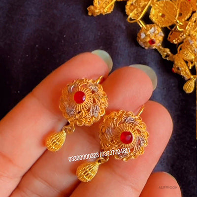 Ruby Stone RP Earrings