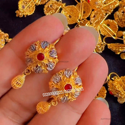 Ruby Stone RP Earrings