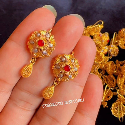 Ruby Stone RP Earrings