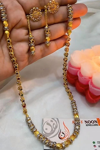 Sun Flower Chandi Mala