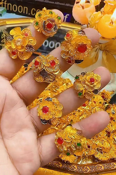 RP Red Stone 3D Ring