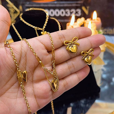 Regular Wear Heart Set Tops Chain Bracelet