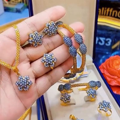 New Sona Polish Kere with Ruby and Emerald