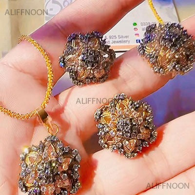 Diamond Cut Zircon Set