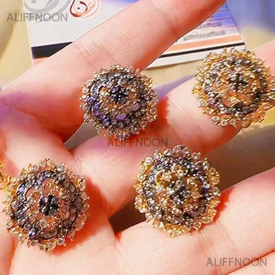 Diamond Cut Zircon Set