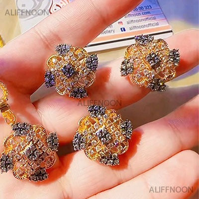 Diamond Cut Zircon Set