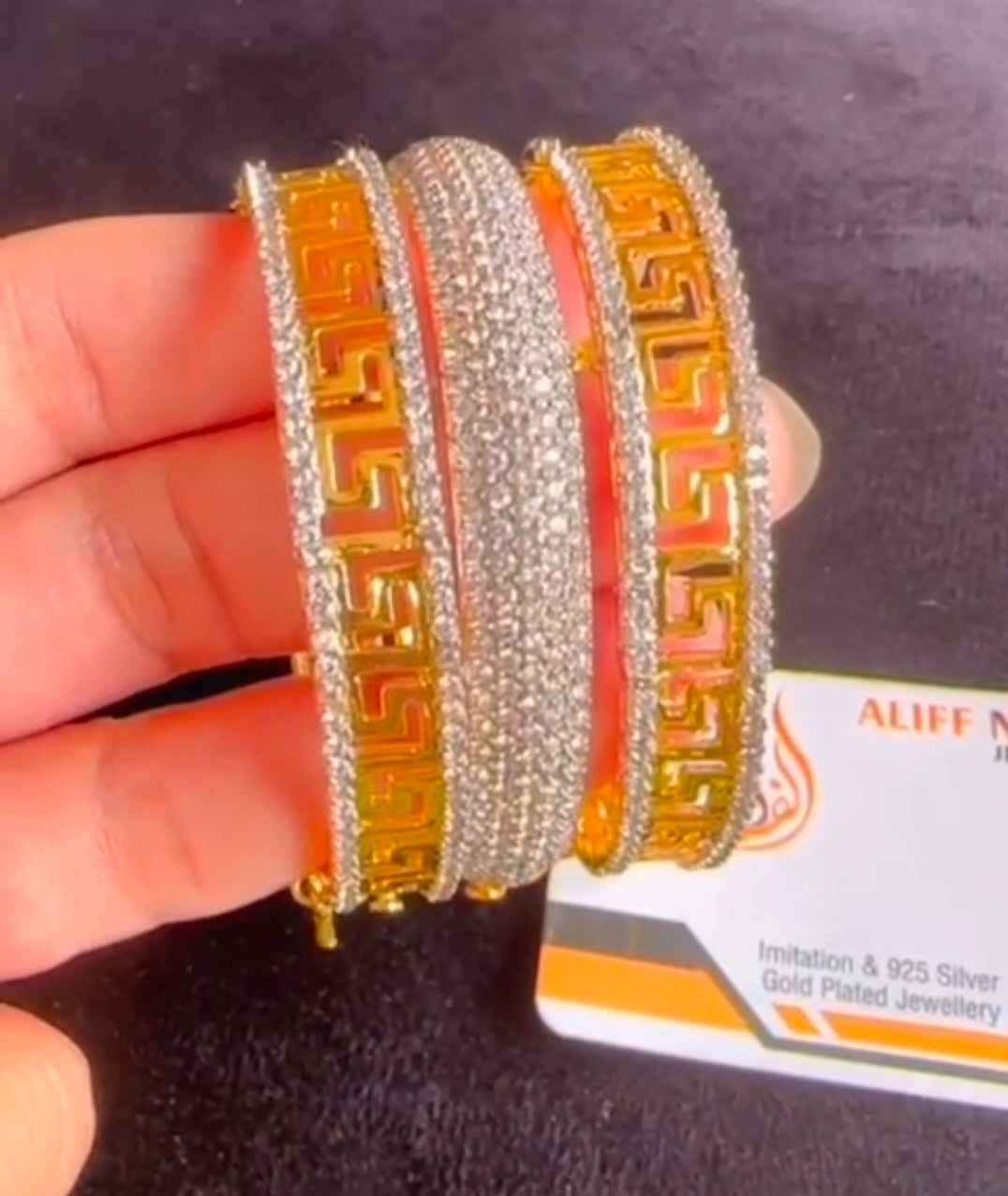 Versace Kangan with Zircon kangan