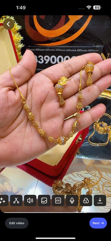 Gold Dipped Mala Set