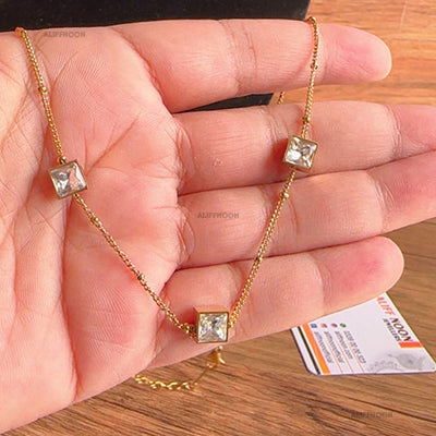 White Stone Chain