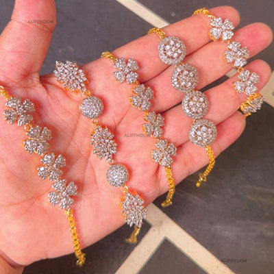 Zircon Diamond Cut Bracelet