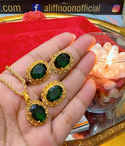 Afghani Stone Set - Necklace Set