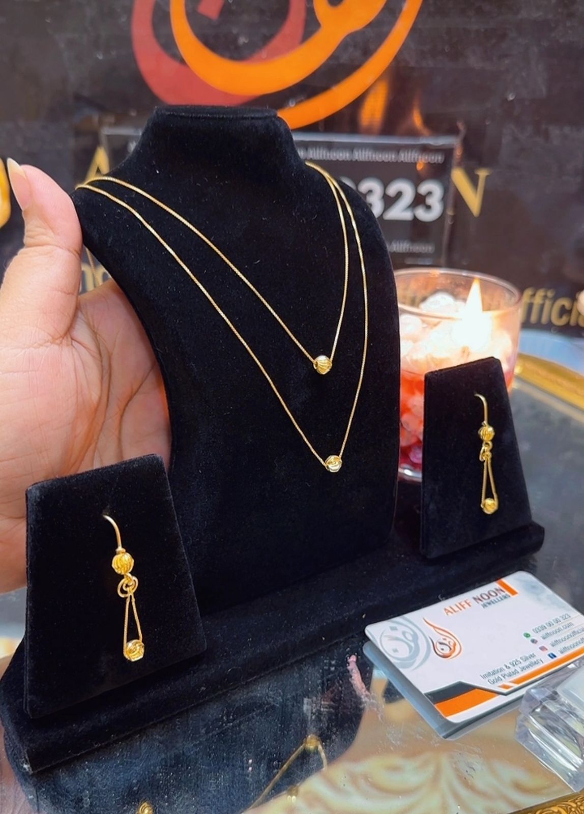 Double Layer Chandi Set