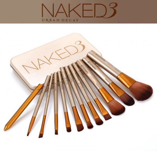 Naked3 Brushes set of 12
