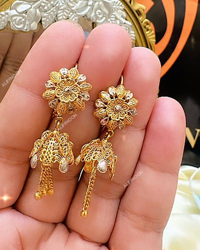 Gold-dipped-earrings