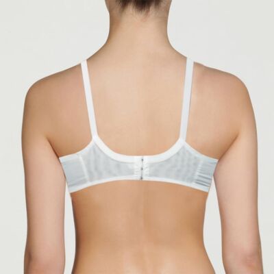 Beauty Secret Cotton Non-Padded Elegant Embroidered Bras with Center & Sides Lycra Detailing (2)
