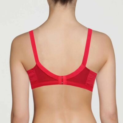 Louts Cotton Non-Padded Elegant Flower Embroidered Bra with Lycra Stretchable (1)
