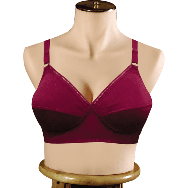 Soft Touch Non-Padded Full Cover Bra Cotton Blended Soft Blouse Brazier (2)