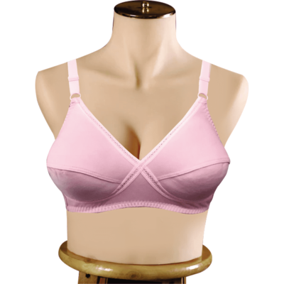 Soft Touch Non-Padded Full Cover Bra Cotton Blended Soft Blouse Brazier (3)