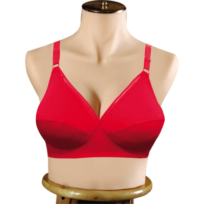 Soft Touch Non-Padded Full Cover Bra Cotton Blended Soft Blouse Brazier (4)
