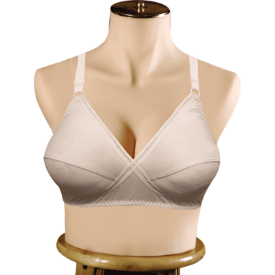 Soft Touch Non-Padded Full Cover Bra Cotton Blended Soft Blouse Brazier (5)