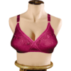 X Over Cotton Non-Padded Embroidered Full Cup Cotton Bra