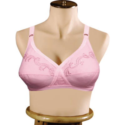 X Over Cotton Non-Padded Embroidered Full Cup Cotton Bra (6)