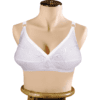 X Over Cotton Non-Padded Embroidered Full Cup Cotton Bra