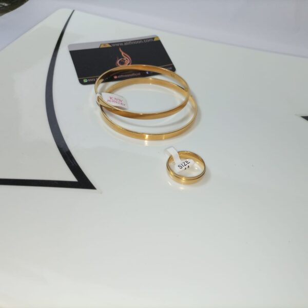 Arabic Bangle Set With ring Rs. 1200
